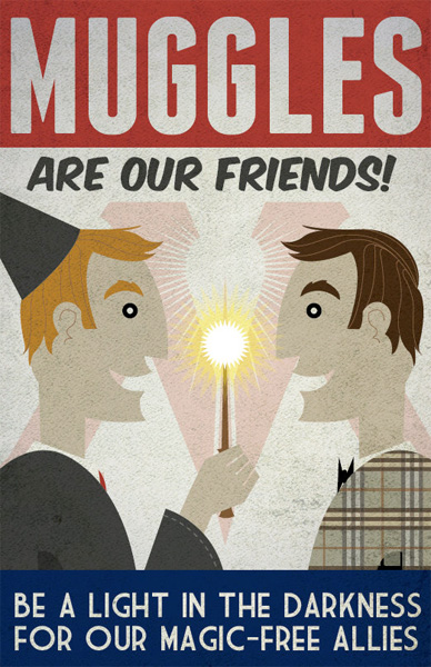 He Lived United, So Shall We: Harry Potter Propaganda Posters By Blimpcat