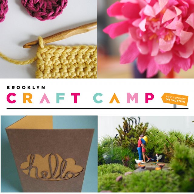 Brooklyn Craft Camp with Craft-A-Day’s Sarah Goldschadt and Quirk Giveaway on March 16!