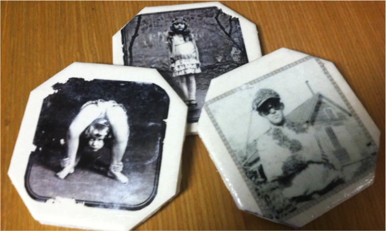 DIY Miss Peregrine Coasters!