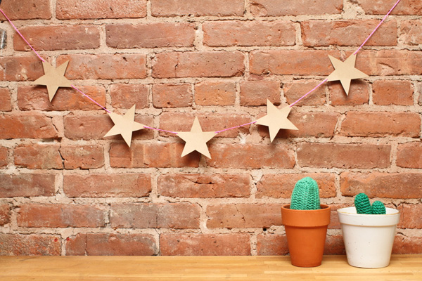 Happy Earth Day! How to Make a Star Garland Out of Recycled Materials