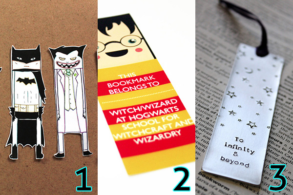 Nine Adorable Pop Culture Bookmarks