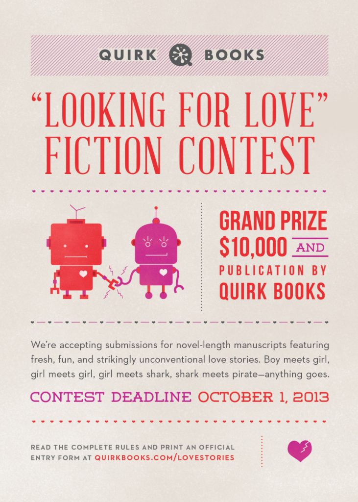 Quirk Books’ “Looking For Love” Fiction Contest