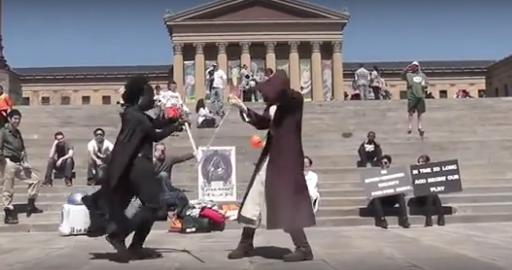 William Shakespeare’s Star Wars Flash Mob at the Philadelphia Museum of Art