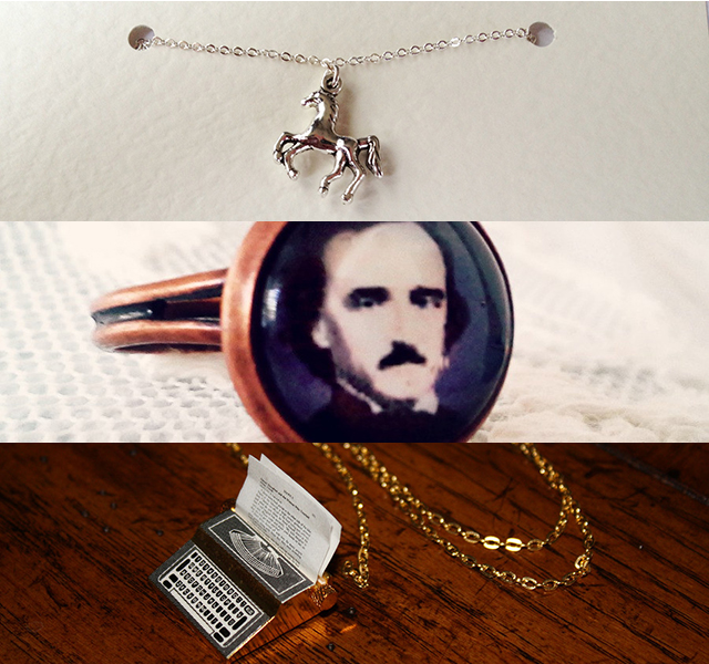Jewelry for Book Lovers: An Etsy Roundup