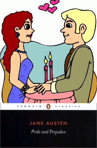 If Classic Novels Had Clipart Covers