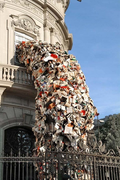 Five Beautiful Bookish Sculptures (Made with Real Books)