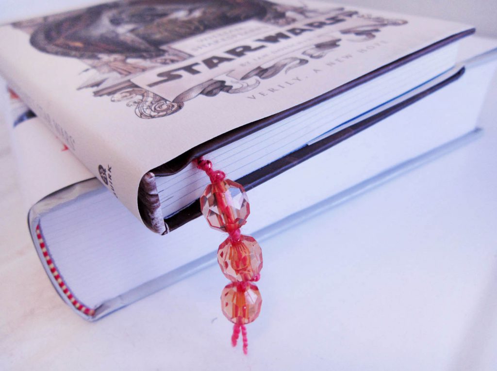 How to Tuesday: How to Make a Library Safe DIY Beaded Thread Bookmark