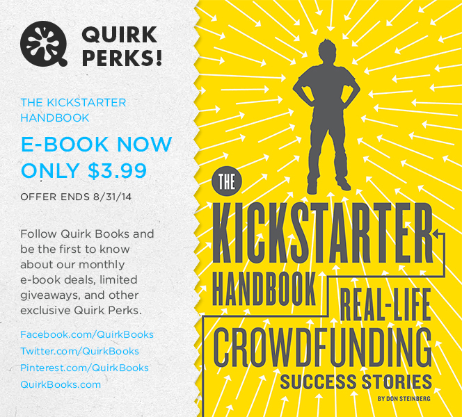 Quirk Perks: Get The Kickstarter Handbook for Only $3.99 This Month!