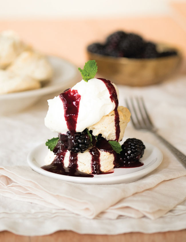 Recipe: Blackberry Mint Shortcakes