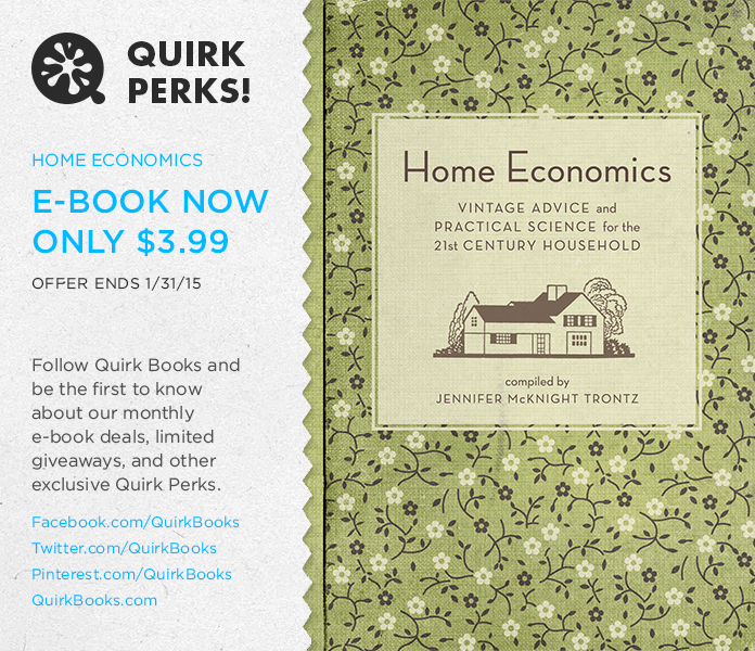 Quirk Perks: Home Economics by Jennifer McKnight Trontz for $3.99!