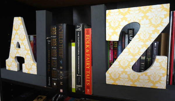 How-To Tuesday: DIY A-to-Z Bookends