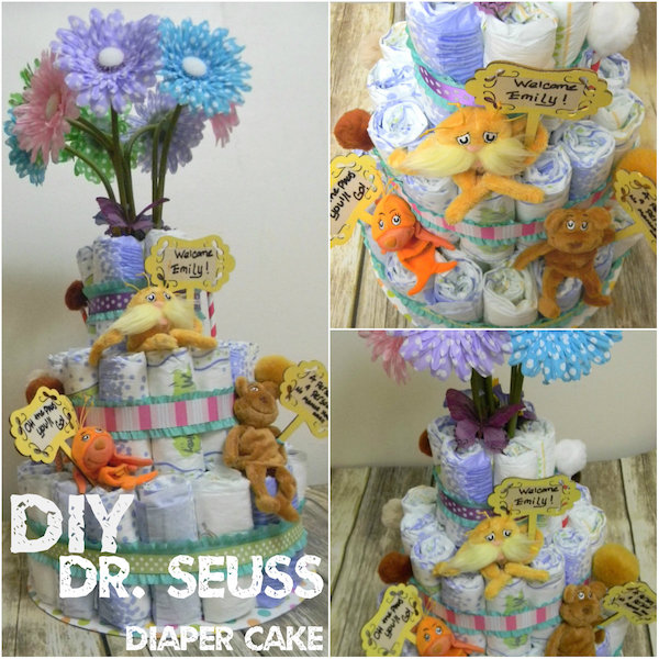How-to Tuesday: A DIY Dr. Seuss Diaper Cake for Baby Showers