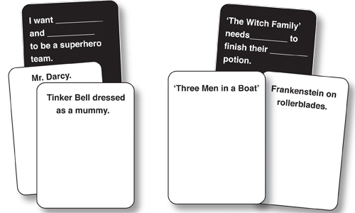 Cards Against Literature, plus Halloween Expansion!