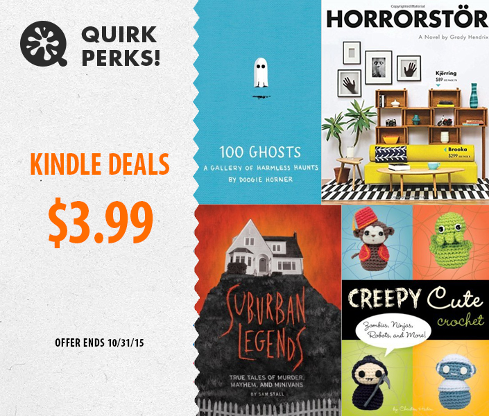 All Treats, No Tricks: October Kindle Deals from Quirk!