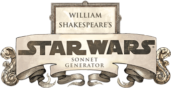 Enter The #ShakespeareStarWars Sonnet Title Contest