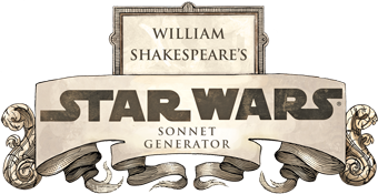 Enter The #ShakespeareStarWars Sonnet Title Contest