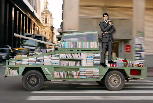 If Fictional Characters Ran Their Own Bookmobiles…