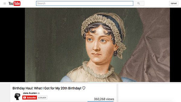 Jane Austen’s Birthday Haul