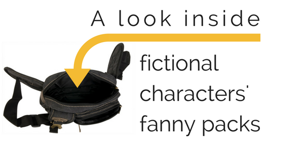 A Look Inside Fictional Characters’ Fanny Packs