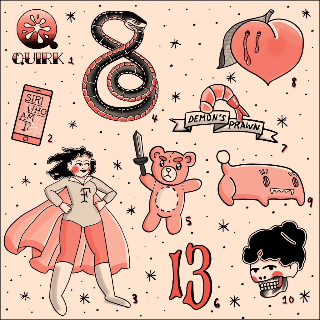 Quirk Flash Tattoos for Friday the 13th